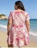 Picture of PRINTED DRESS STRETCH A LINE